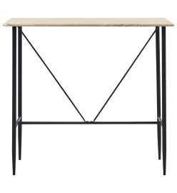 Ensemble de bar 5 pcs Tissu Noir