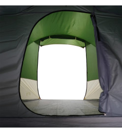 Tente de camping tunnel 4 personnes vert imperméable