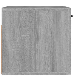 Armoire murale Sonoma gris 80x35x36,5 cm Bois d'ingénierie