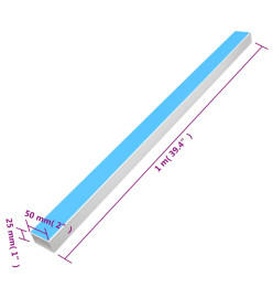 Goulotte de câble auto-adhésive 50x25 mm 10 m PVC