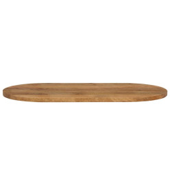 Dessus de table 120x50x2,5 cm ovale bois massif de manguier