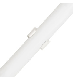 Goulottes de câble avec pinces Ø30 mm 10 m PVC