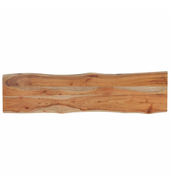 Dessus de table 180x40x2,5 cm rectangulaire bois massif acacia