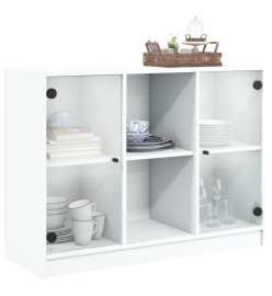 Buffet blanc 101,5x37x75,5 cm bois d'ingénierie