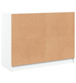 Buffet blanc 101,5x37x75,5 cm bois d'ingénierie