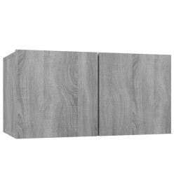 Ensemble de meubles TV 4 pcs Sonoma gris Bois d'ingénierie