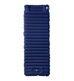 Matelas de camping autogonflant et oreiller intégré bleu marine