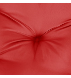 Coussins de chaise lot de 4 rouge 40x40x7 cm tissu oxford