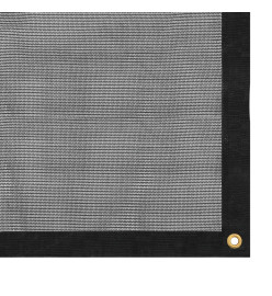 Filet de conteneur PEHD 3,5 x 6 m Noir