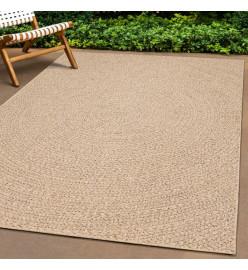 Tapis ZIZUR 80x250 cm aspect de jute intérieur et extérieur