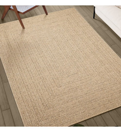 Tapis ZIZUR 80x250 cm aspect de jute intérieur et extérieur