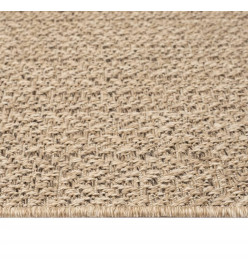 Tapis ZIZUR 60x110 cm aspect de jute intérieur et extérieur