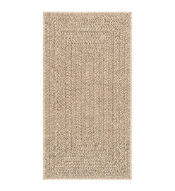 Tapis ZIZUR 100x200 cm aspect de jute intérieur et extérieur