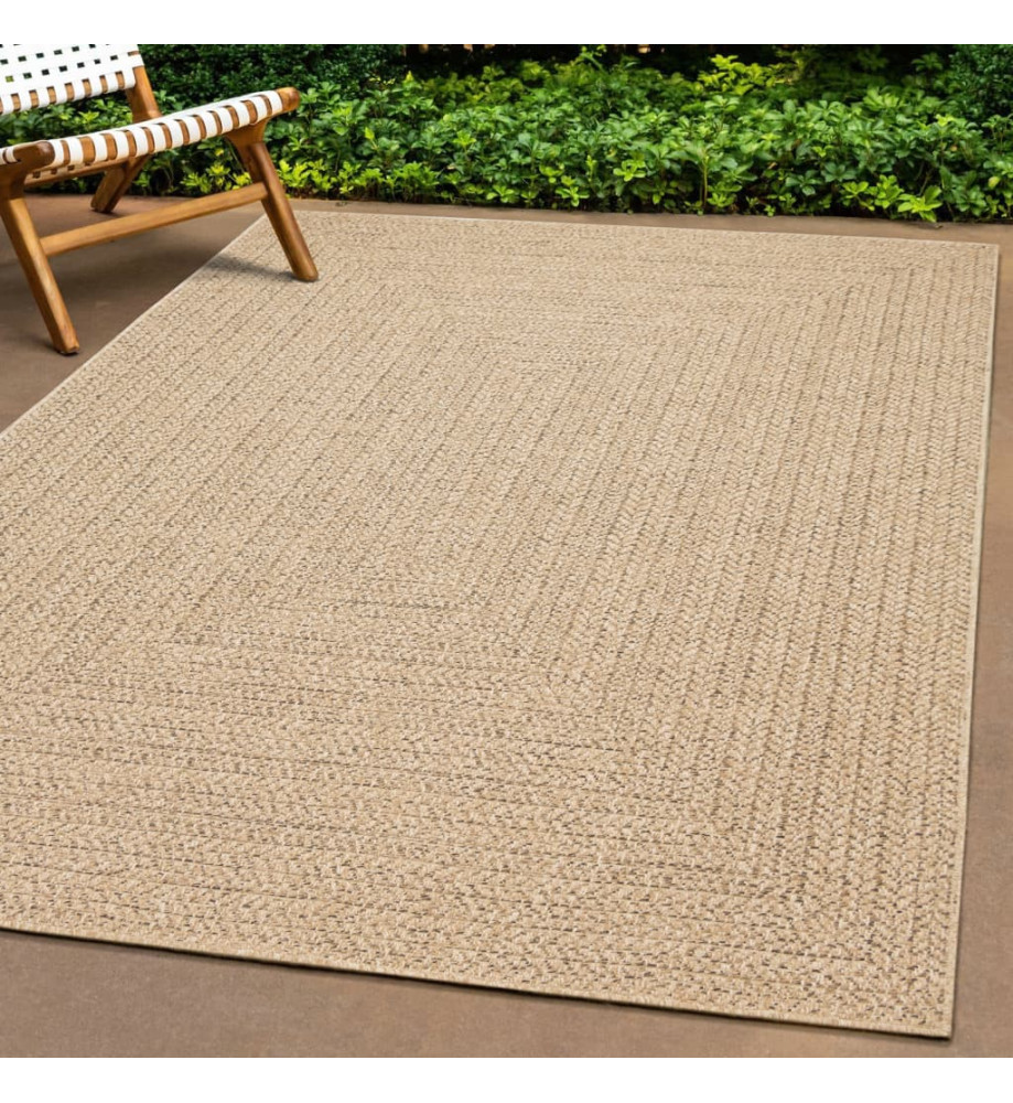 Tapis ZIZUR 80x200 cm aspect de jute intérieur et extérieur Tapis ZIZUR 80x200 cm aspect de jute intérieur et extérieur