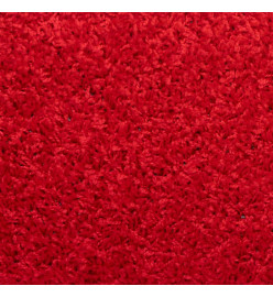 Tapis d'escalier 15 pcs 65x21x4 cm Rouge