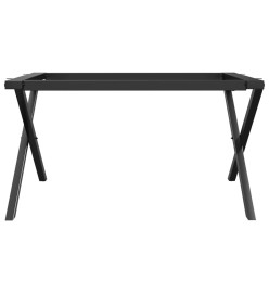 Pieds de table basse cadre en X 70x60x43 cm fonte