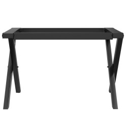 Pieds de table basse cadre en X 60x40x38 cm fonte