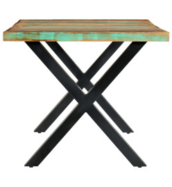 Table de salle à manger 180x90x76cm Bois de récupération solide