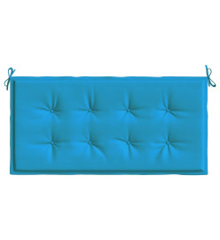 Coussin de banc de jardin bleu 100x50x3 cm tissu oxford