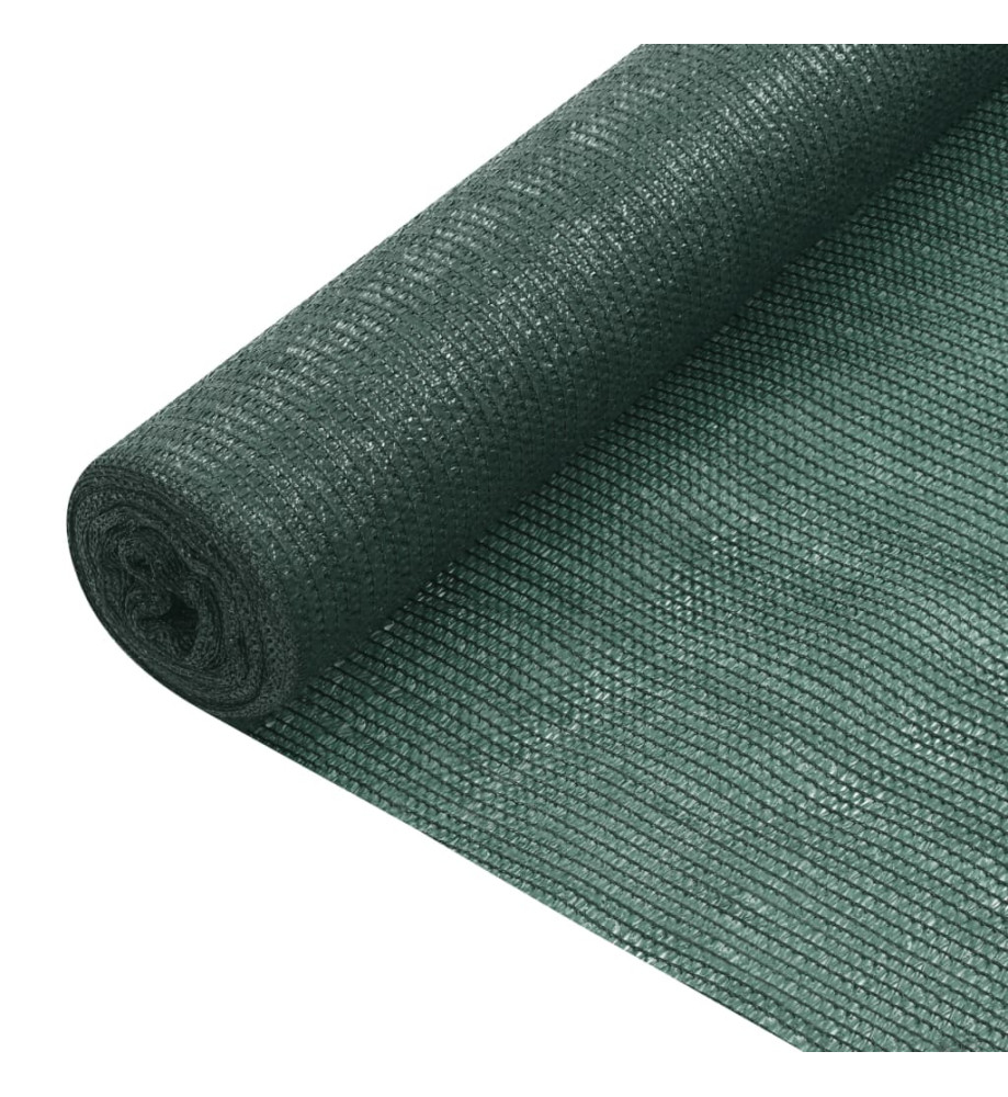 Filet brise-vue Vert 2x50 m PEHD 75 g/m²