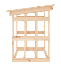 Support pour bois de chauffage 108x64,5x77 cm Bois de pin