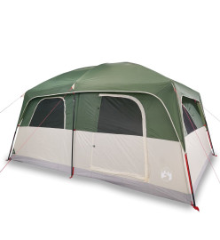 Tente de cabine familiale 10 personnes vert imperméable