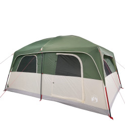 Tente de cabine familiale 10 personnes vert imperméable