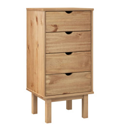 Commode OTTA 46x39,5x90 cm Bois de pin massif