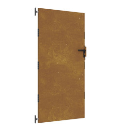 Portail de jardin 85x200 cm acier corten