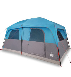 Tente de cabine familiale 10 personnes bleu imperméable