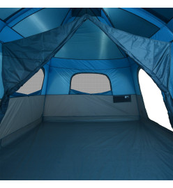 Tente de cabine familiale 10 personnes bleu imperméable