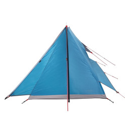 Tente de camping 2 personnes bleu imperméable