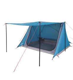 Tente de camping 2 personnes bleu imperméable