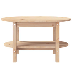 Table basse 80x45x45 cm Bois massif de pin