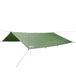 Bâche de camping vert 360x294 cm imperméable