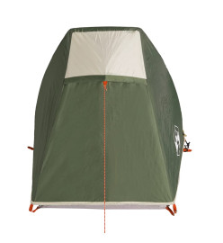 Tente de camping tunnel 1 personne vert imperméable