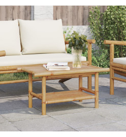 Table basse 70x40x35 cm bambou