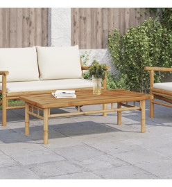 Table basse 110x55x35 cm bambou