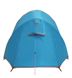 Tente de camping tunnel 2 personnes bleu imperméable