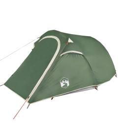 Tente de camping tunnel 2 personnes vert imperméable