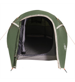 Tente de camping tunnel 2 personnes vert imperméable