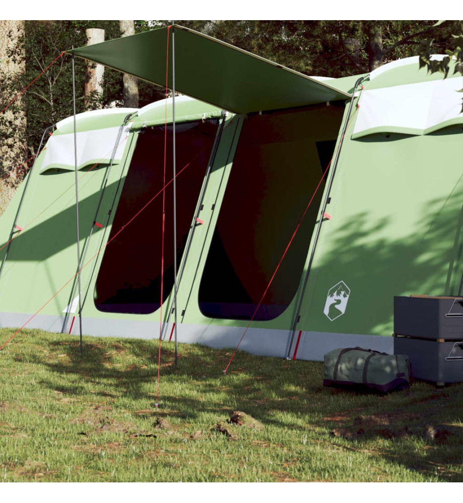 Tente de camping tunnel 8 personnes vert imperméable