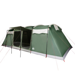 Tente de camping tunnel 8 personnes vert imperméable