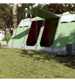 Tente de camping tunnel 8 personnes vert imperméable