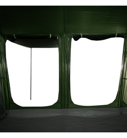 Tente de camping tunnel 8 personnes vert imperméable