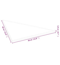 Panneaux muraux 12 pcs Crème 30x30 cm Similicuir 0,54 m²