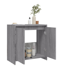 Armoire de bain Sonoma gris 60x33x61 cm Bois d'ingénierie