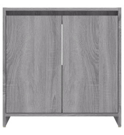 Armoire de bain Sonoma gris 60x33x61 cm Bois d'ingénierie