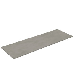 Panneaux muraux 12 pcs Gris clair 90x30 cm Velours 3,24 m²