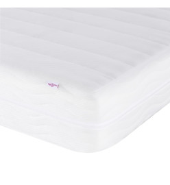Lit avec matelas vert foncé 100x200 cm velours